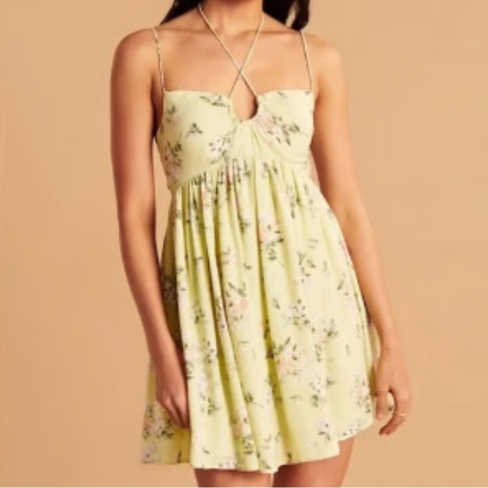 Abercrombie & Fitch Strappy Floral Babydoll Dress